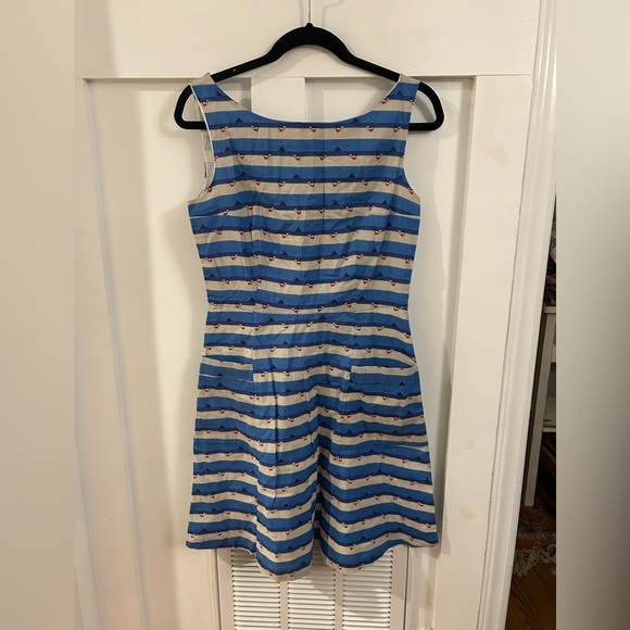 PRETTY VACANT NELLIE DRESS SEA SCAPE size XS - Picture 4 of 10